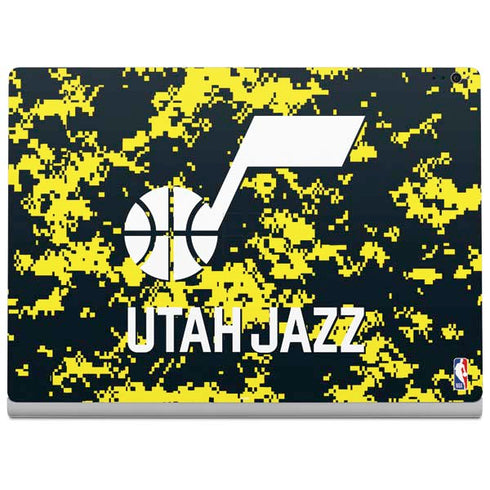 NBA Utah Jazz Grey Digi Camo Surface Book 2 15in Skin